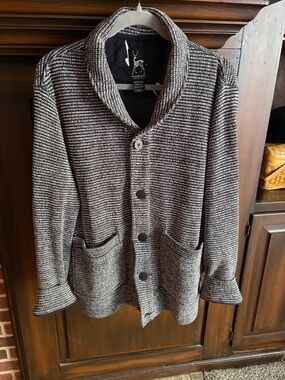 Kane and Unke sweater jacket men’s large